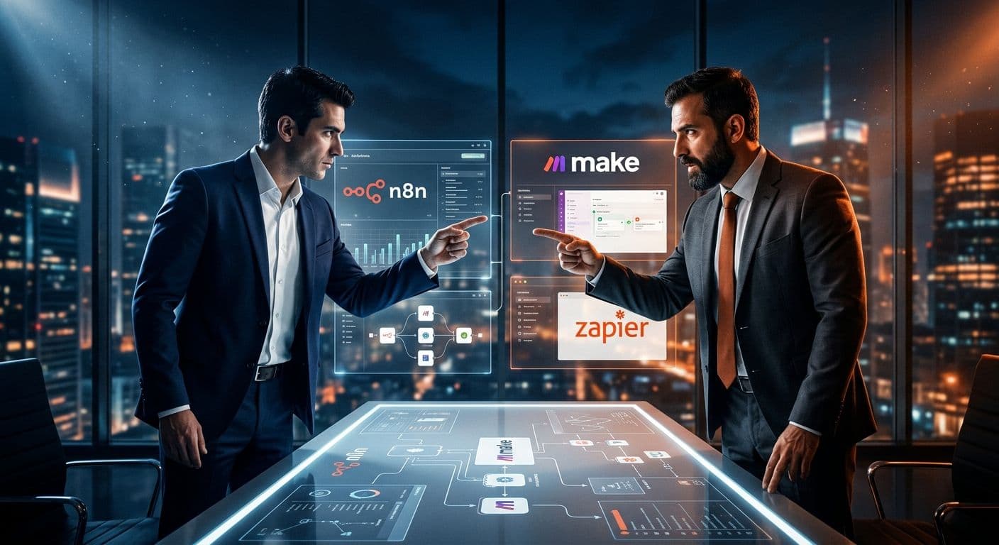 n8n מול Make מול Zapier: מה לבחור ב-2026