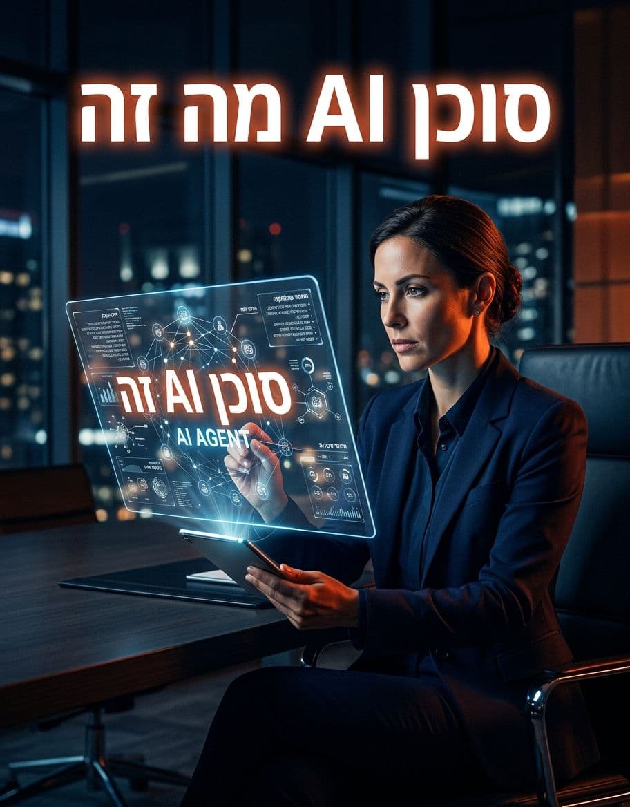 סוכן AI מה זה? המדריך המלא להבנת סוכני בינה מלאכותית ויישומם בעסק ב-2026
