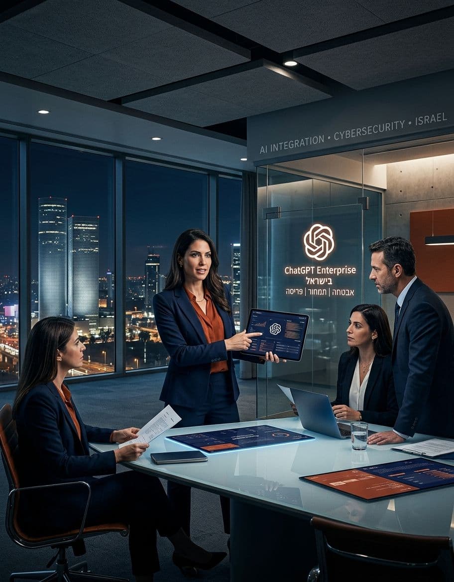 ChatGPT Enterprise בישראל: המדריך לאבטחה, תמחור ופריסה בארגון