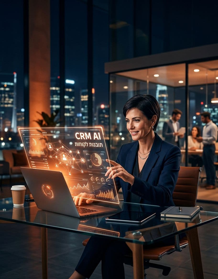CRM עם AI: מדריך מעמיק לבחירה, הטמעה והפעלה של מערכת חכמה ב-2026