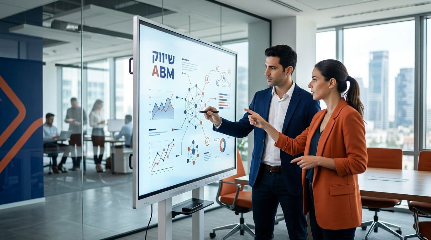 שיווק ABM: המדריך המלא לאסטרטגיית Account-Based Marketing ב-B2B