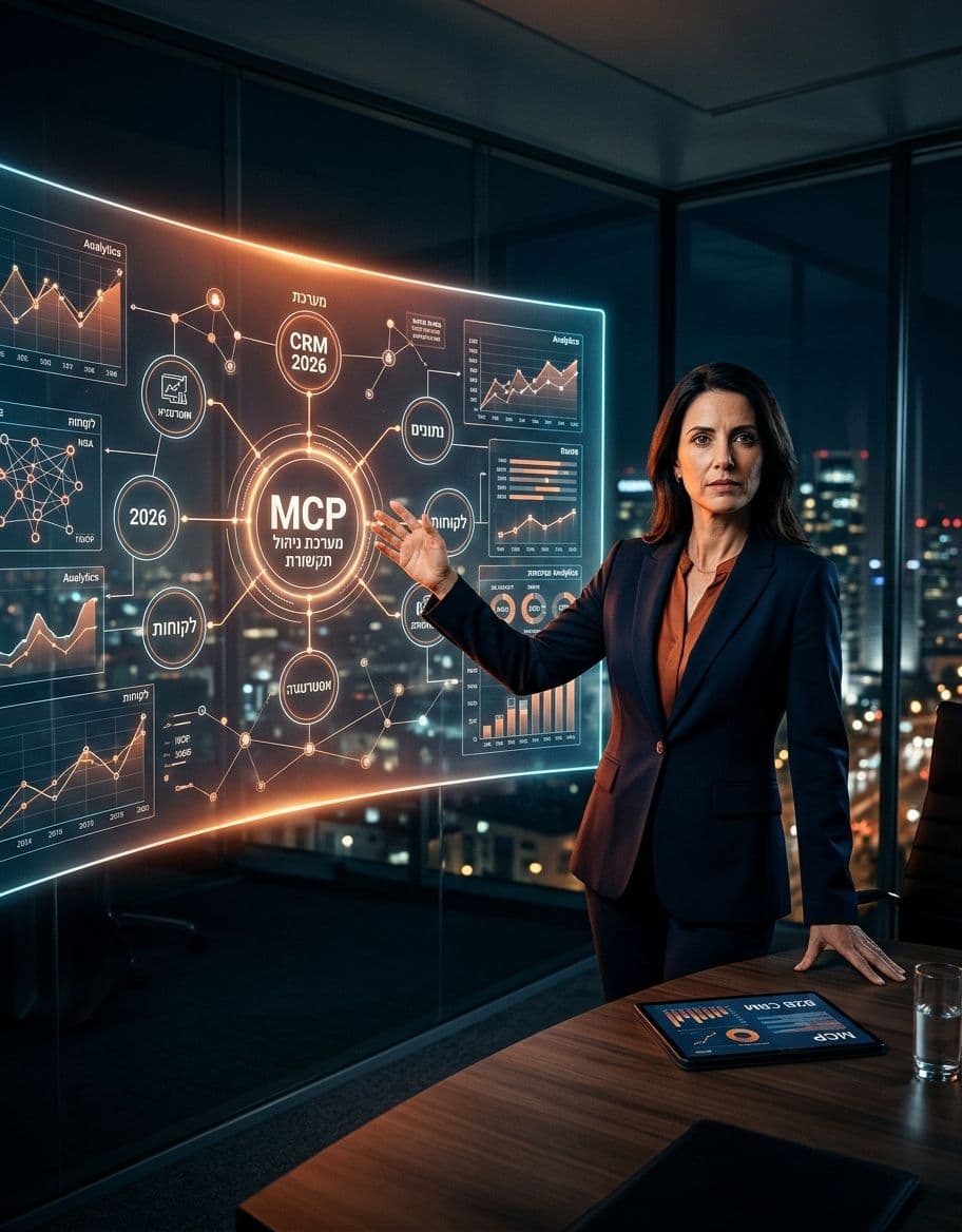 MCP מה זה? הסבר לעסקים ודוגמאות ל-CRM 2026